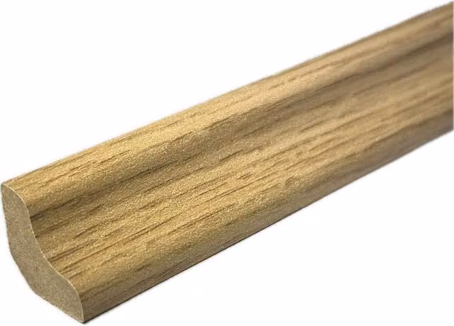 Vinyl Flooring UK Scotia Beading 807 for Laminate and Wood Floors, Beige, Pack of 5 (2.4m Length)
