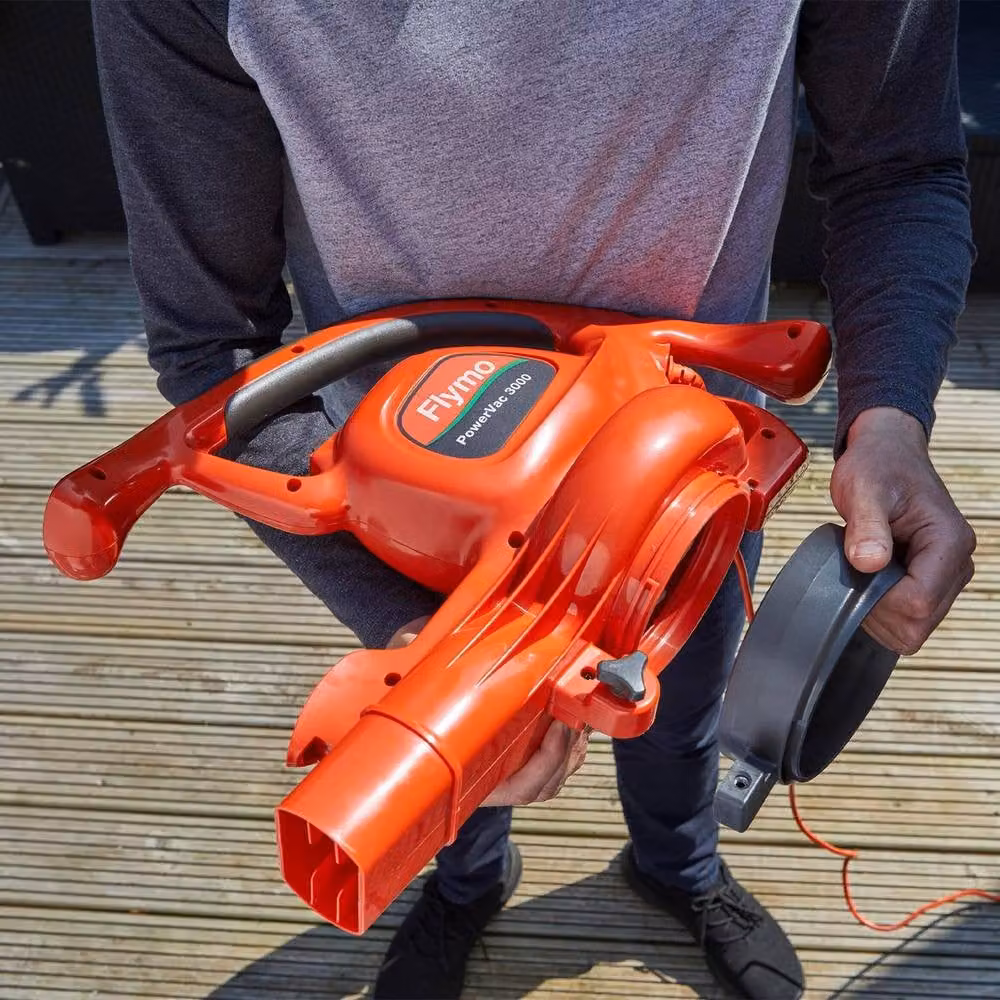 Flymo Powervac 3000 Electric Garden Blower, Vacuum and Mulcher in Orange – 6