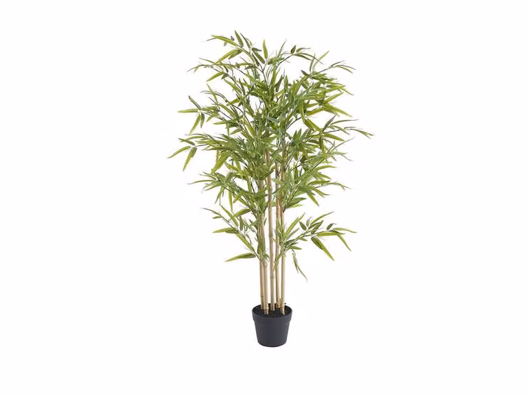 Vente-unique Artificial Bamboo Tree, Green, Height: 122 cm