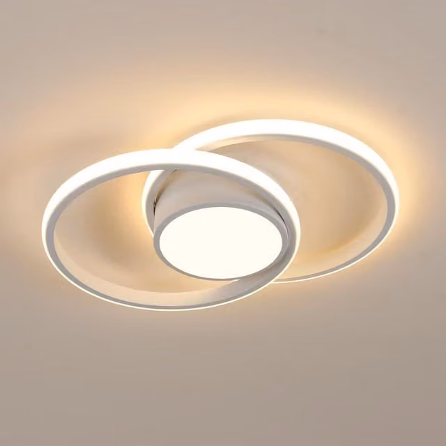 COMELY Modern LED Ceiling Light, 42W, Warm White, White, Dia: 40 cm
