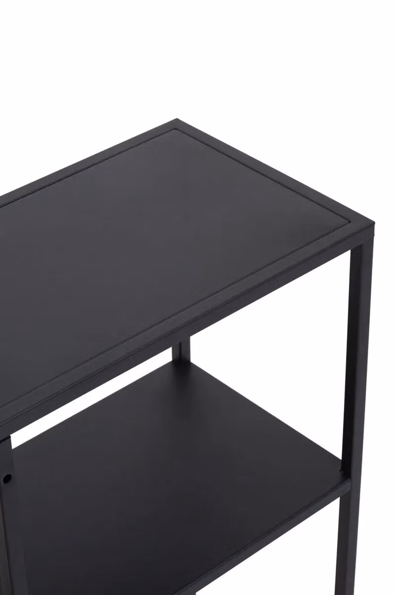 Orsina Grey Metal Multi-Level Corner Shelf Unit – 9