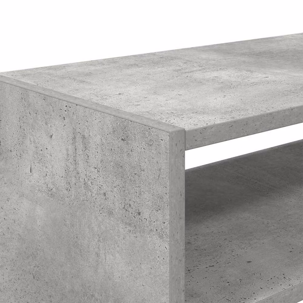 Berkfield Home Stackable Shoe Racks, 2 Pieces, Concrete Grey, W/D/H: 60 x 30 x 30.5 cm – 3