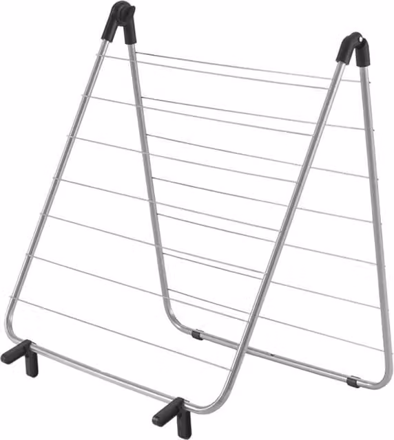Metaltex Nevis Over-The-Bath Metal Laundry Airer Dryer - Grey