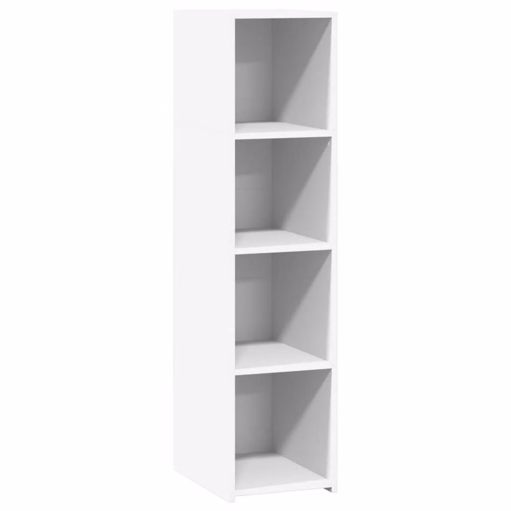 Berkfield Home White Wall Mounted Highboard W/D/H: 30 x 41 x 124 cm – 2