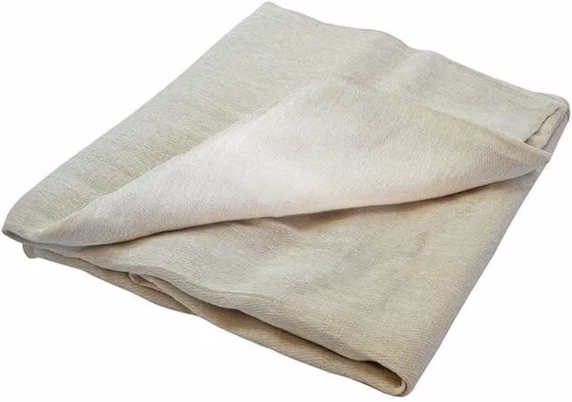 Faithfull Absorbent Woven Cotton Twill Polythene Backed Dust Sheet Tarpaulin, Multicolour, W: 3.6 m, D: 2.8 m
