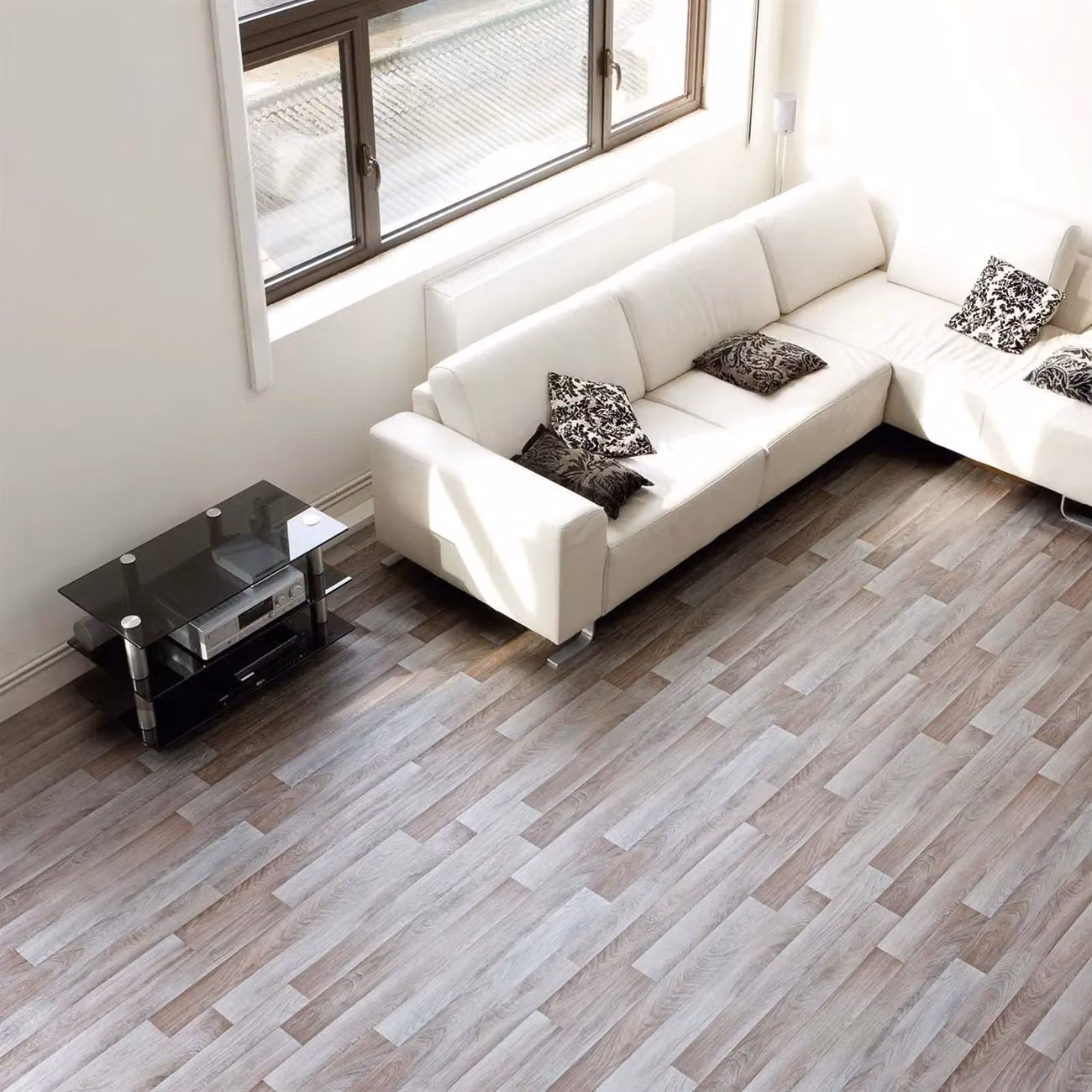 Vinyl Flooring UK Light Brown Wood Effect Sheet Vinyl Flooring, Thickness: 2.8 mm – 2