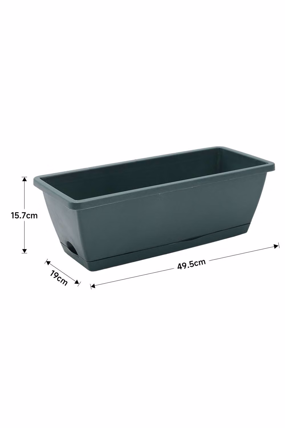 Living and Home 5-Piece Rectangle Garden Planter Set in Green – 4