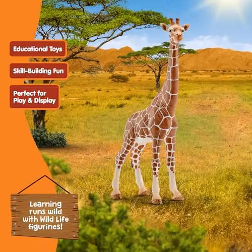 Schleich Wild Life African Giraffe Toy Figurine, Brown – 3