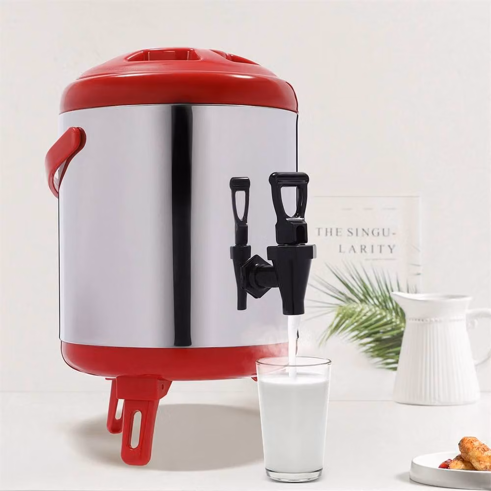 Nordara 6L Thermal Insulated Stainless Steel Hot Water Dispenser in Red – 4