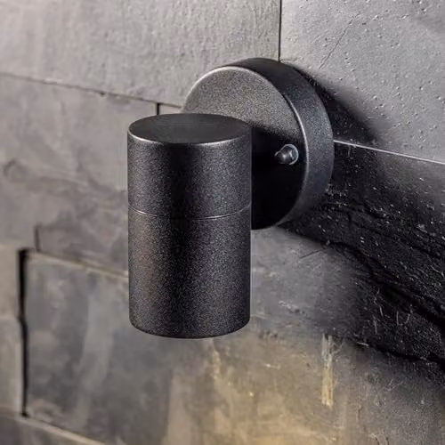 CGC Lighting Leon Black Stainless Steel GU10 Down Outdoor Wall Light IP44 – 2