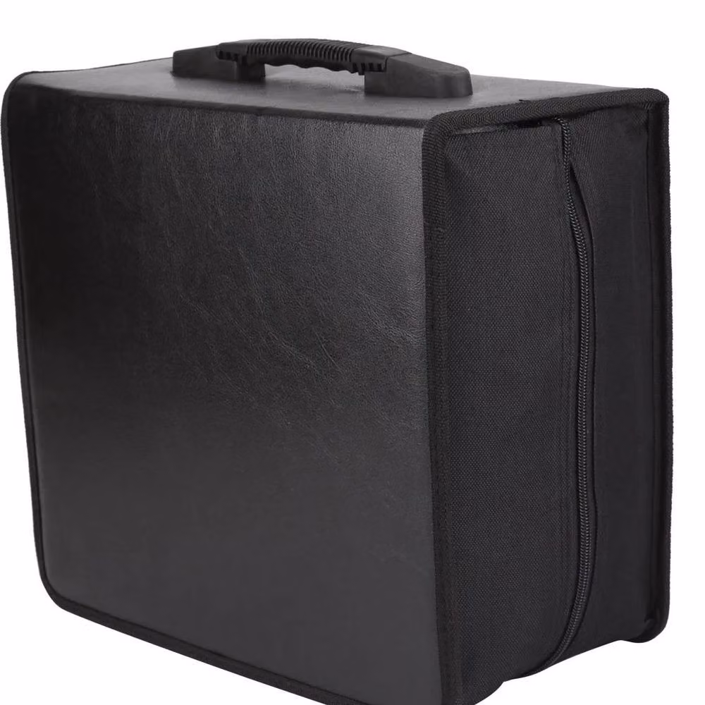 SPETLEK CD DVD Disc Storage Bag and Protector Case, Black, 400 Disc Capacity – 2