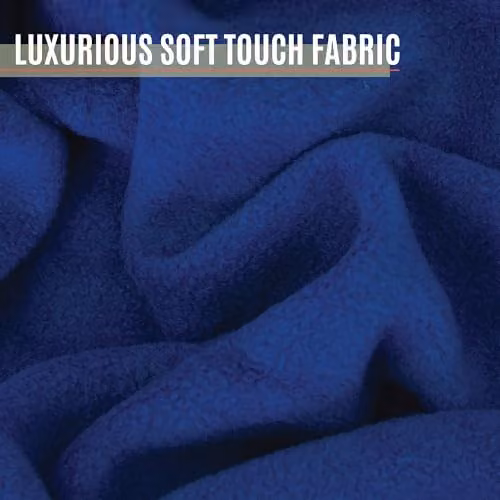 Milestone Blue Thermal Fleece Blanket, W/D/H: 120 x 150 cm – 2