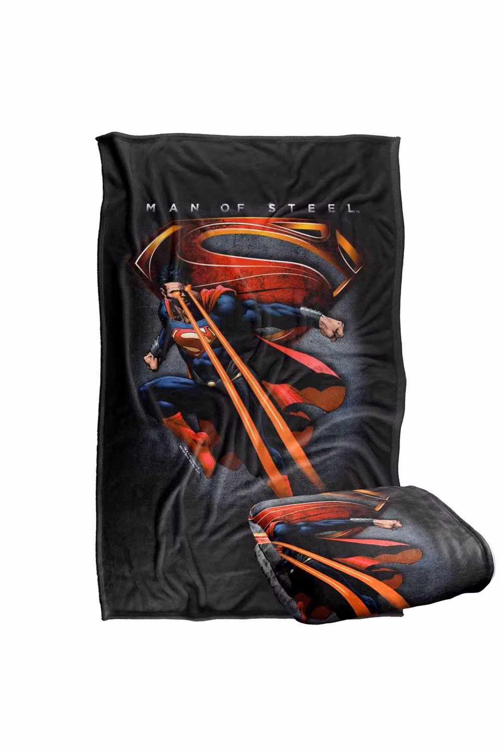 Warner Bros. Superman Man of Steel Symbolic Super Soft Fleece Throw Blanket, Multicolour, W/D/H: 152.4 x 127.0 x 1.0 cm – 7
