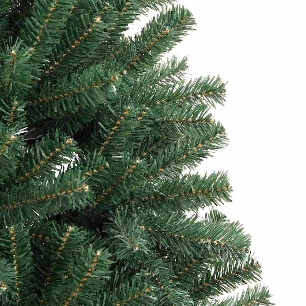 Berkfield Home Artificial Hinged Christmas Tree in Green, Height: 270 cm – 4