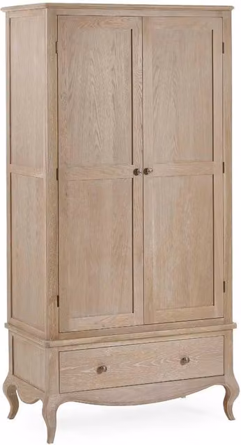 Cheshire Amara Combination Wardrobe in Limed Light Oak