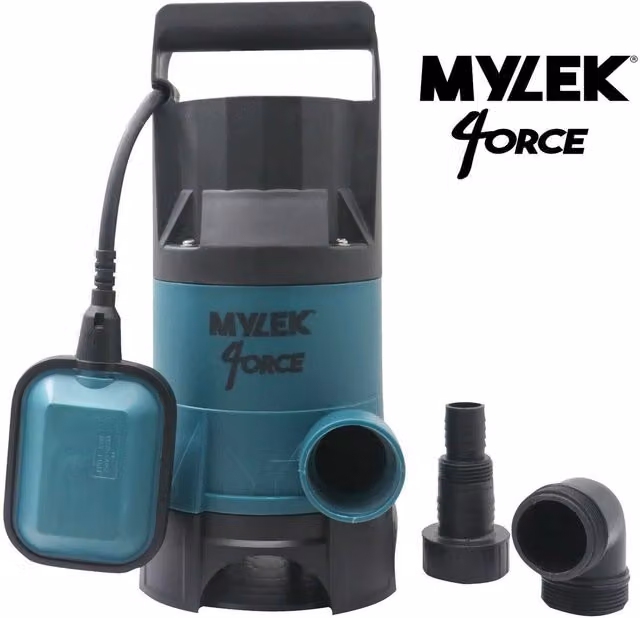MYLEK 750W Electric Submersible Dirty or Clean Water Pump in Blue – 1