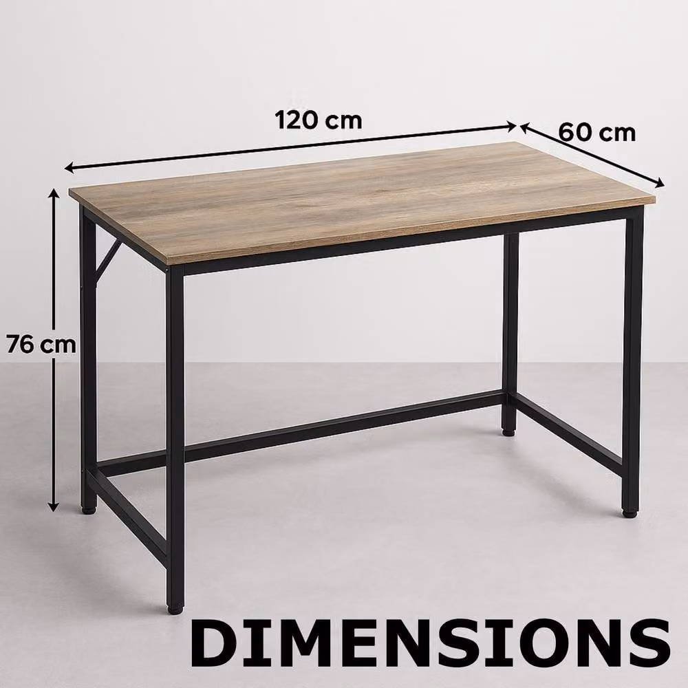 Storvo Industrial Computer Desk for Home Office Workstation, Width: 120 cm – 7