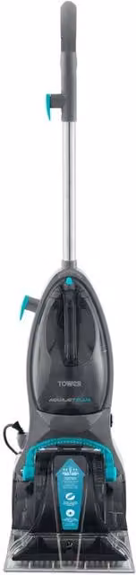 Tower T548002 TCW5 AQUAJETPLUS Carpet Washer with Allergen and Pet Hair Removal, Blue & Grey