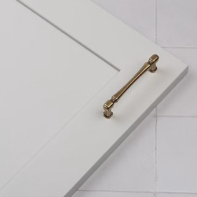 Handle & Home Slim Broad Design Bar Cabinet Handle in Antique Brass Zinc, 111mm