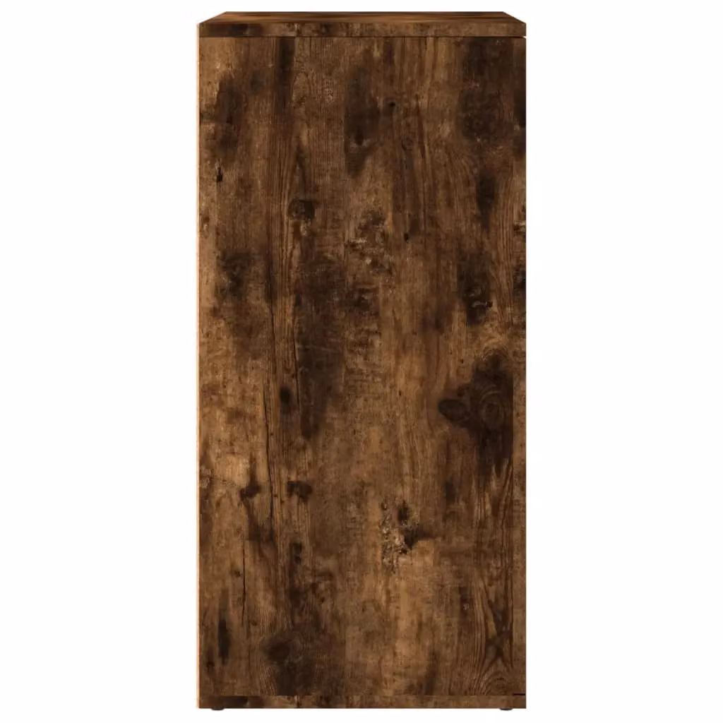 Berkfield Home Set of 2 Modern Smoked Oak Sideboards in Brown, W/D/H: 79 x 38 x 80 cm – 4