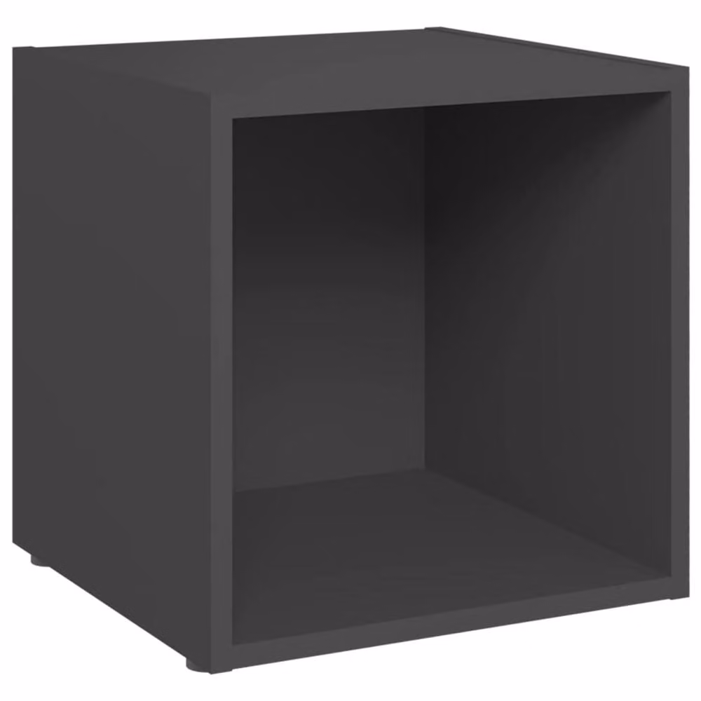 Berkfield Home Grey TV Cabinets, 4 Piece MDF Set, W/D/H: 37 x 35 x 37 cm – 2