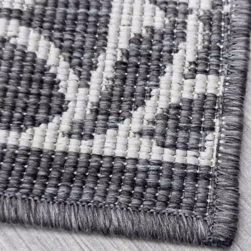 runrug Reversible Indoor/Outdoor Hallway Runner Rug, Grey, W: 60 cm, L: 360 cm – 2