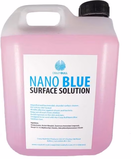 Crazy Bull Nano Blue Sanitiser Gun Solution in Pink