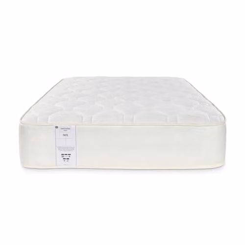 Rest Relax Faye 1000 Pocket Sprung Quilted Mattress, Medium Tension, White, W/D/H: 90 x 190 x 25 cm