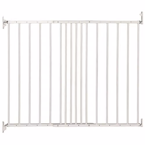 Safetots White Metal Extending Stair and Door Gate, Width: 62.5 cm - 106.8 cm