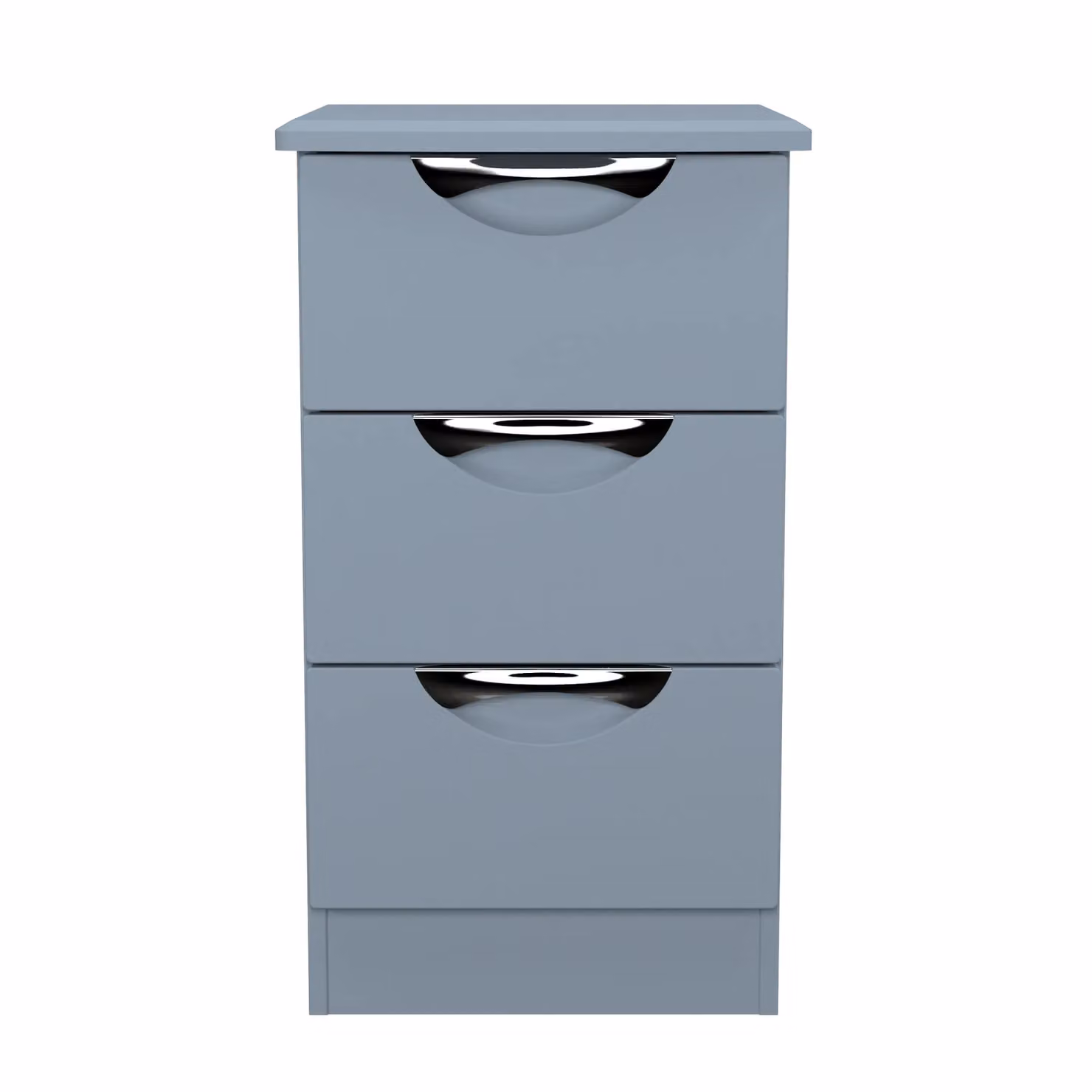 2 U Holborn 3 Drawer Bedside Cabinet in Light Blue