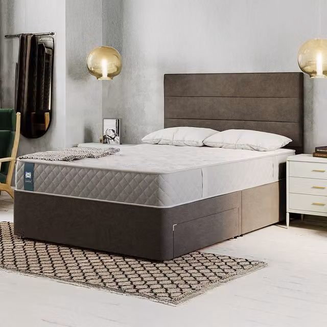 Sealy Waltham Latex Advantage Hybrid Mattress, Grey, W/D/H: 90 x 190 x 29 cm