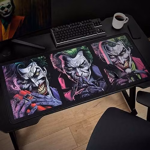 Subsonic DC Comics Joker Official XXL Mouse Pad and Desk Mat, Multicolour and Purple, W: 90 cm, D: 40 cm – 2