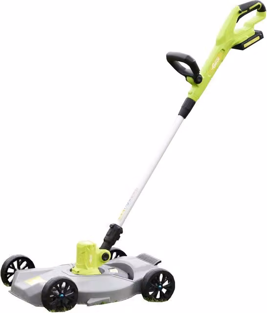 Garden Gear 20v Cordless 3-in-1 Lawn Mower, Grass Trimmer and Edger with Rechargeable Battery in Grey and Multicolour