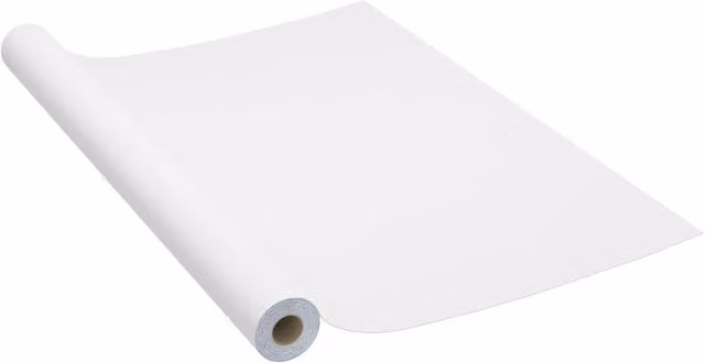 Berkfield Home Self-adhesive White PVC Furniture Film, 2 Pack, W: 90 cm x L: 500 cm