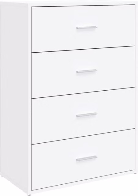 Berkfield Home Modern White MDF Sideboard W/D/H: 60 x 31 x 84 cm