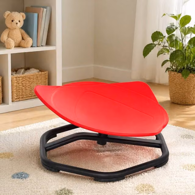 STILVORA Children's Sensory Spinning Chair in Red – 1