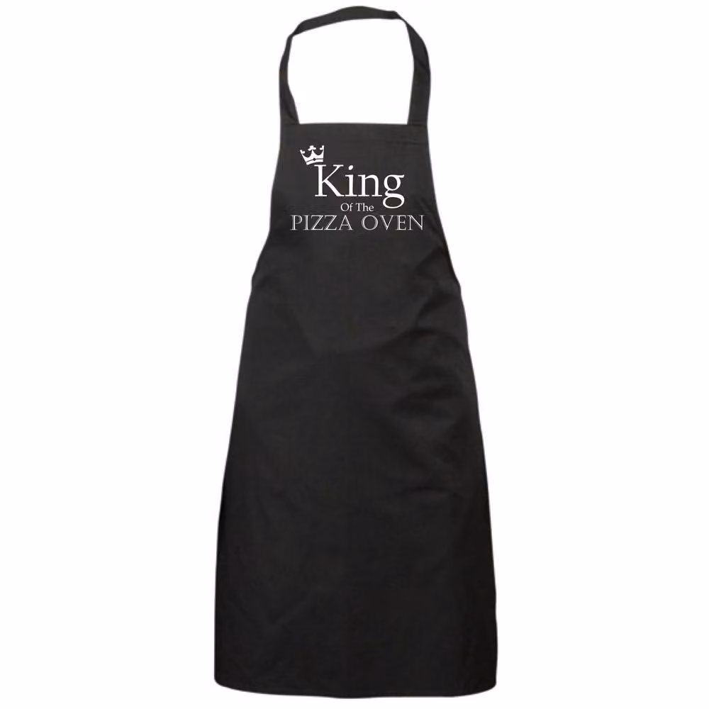 60 Second Makeover King Of The Pizza Oven Apron in Black – 2
