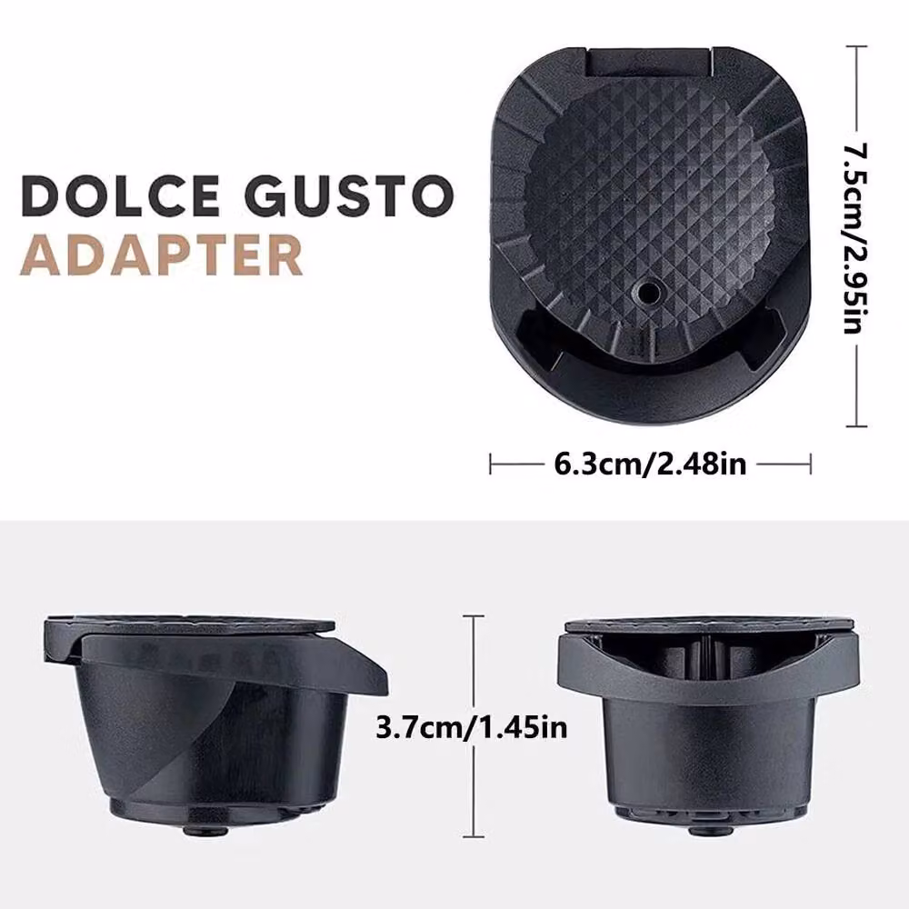 NESTLUNE Reusable Coffee Capsule Adapter Converter in Black – 2