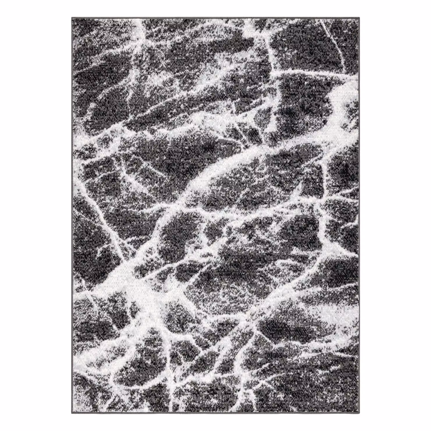 RugsX Morad Abstract Vintage Rug in Black, W: 140 cm, L: 200 cm – 3