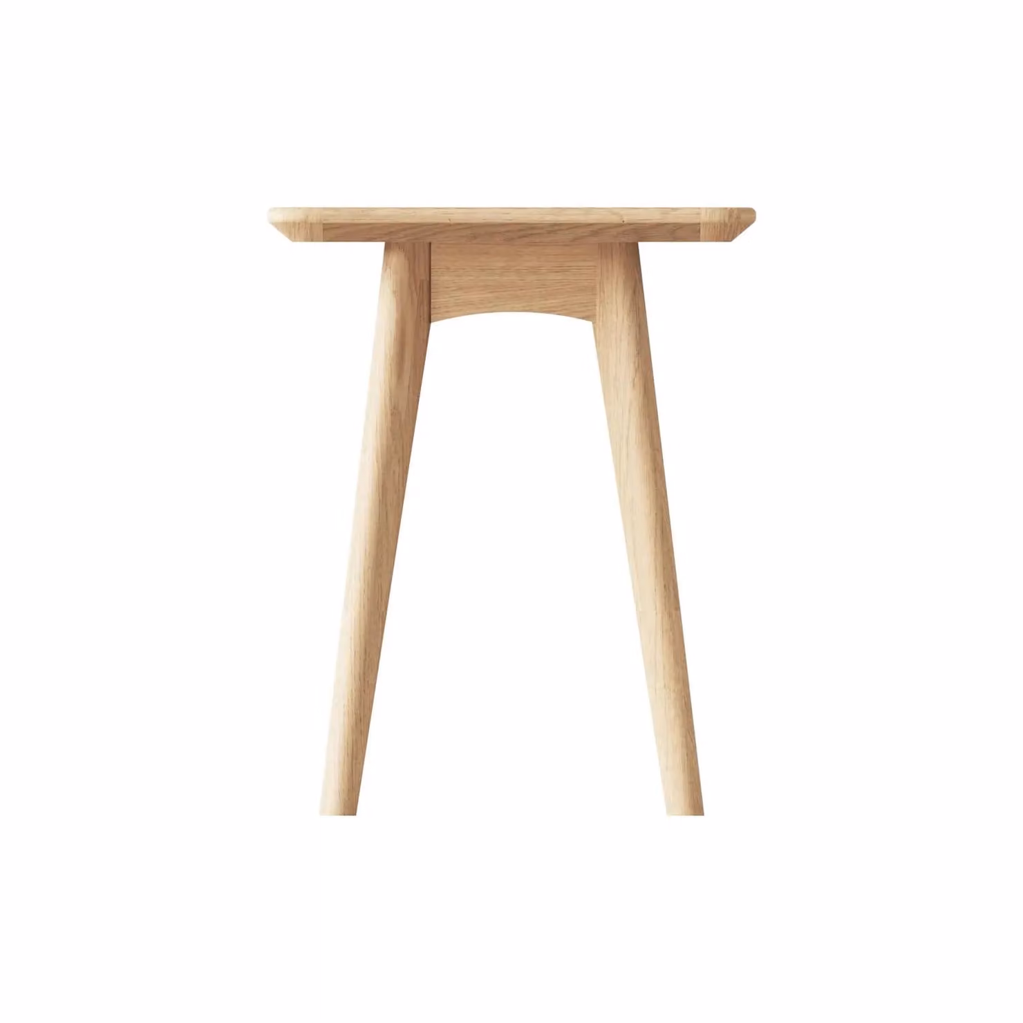 FWStyle Modern Square Ash Wood Side Table in Brown – 2