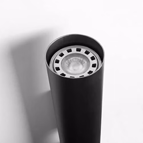 Netlighting Meds Up & Down Modern Cylinder Wall Lamp in Black – 4