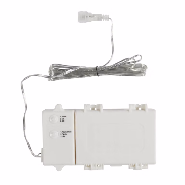 Lights4fun Spare Plastic Battery Box for Dual Colour LED Reindeer in White and Multicolour