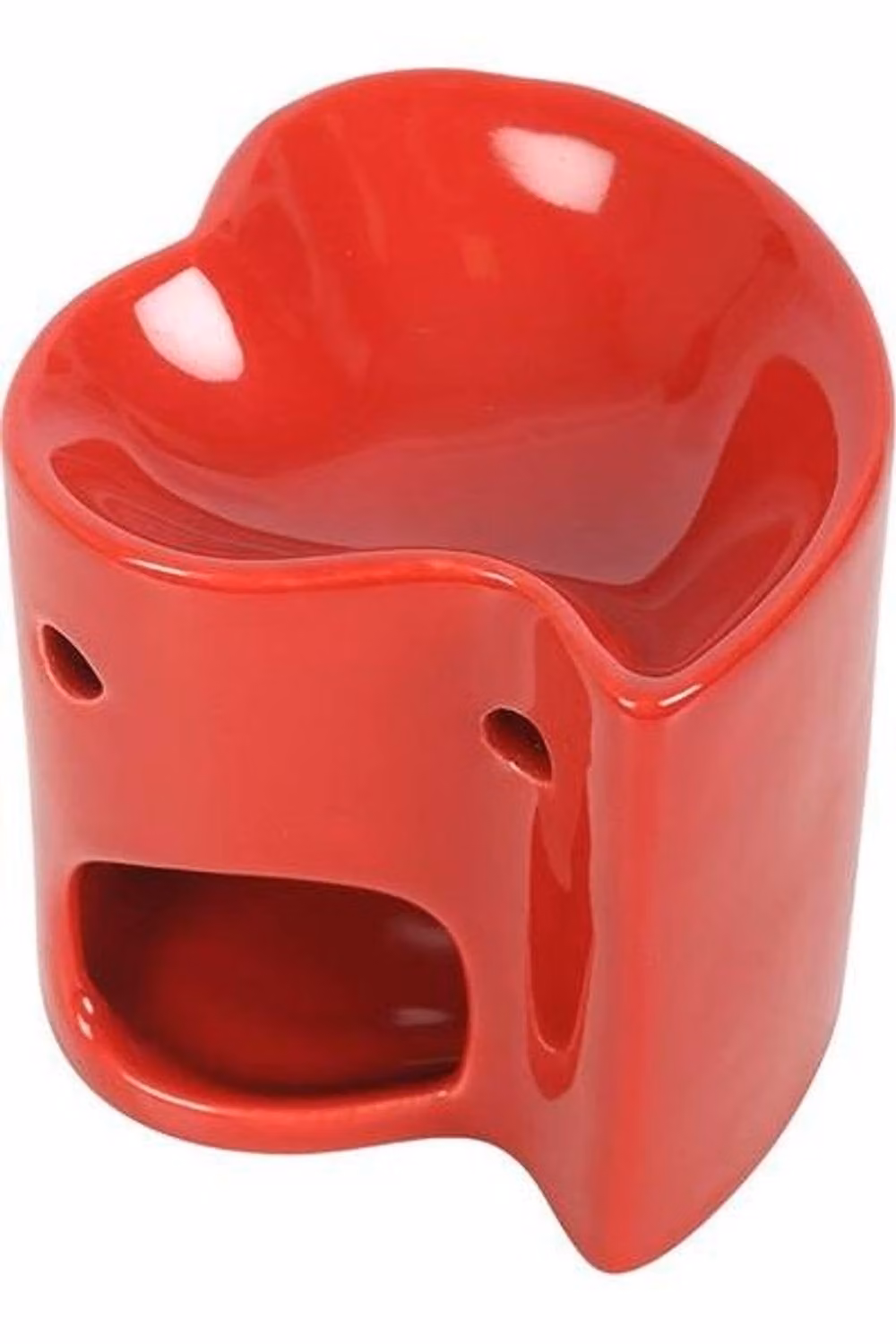 KDMD Red Ceramic Heart Oil Burner and Wax Warmer for Tealights – 2