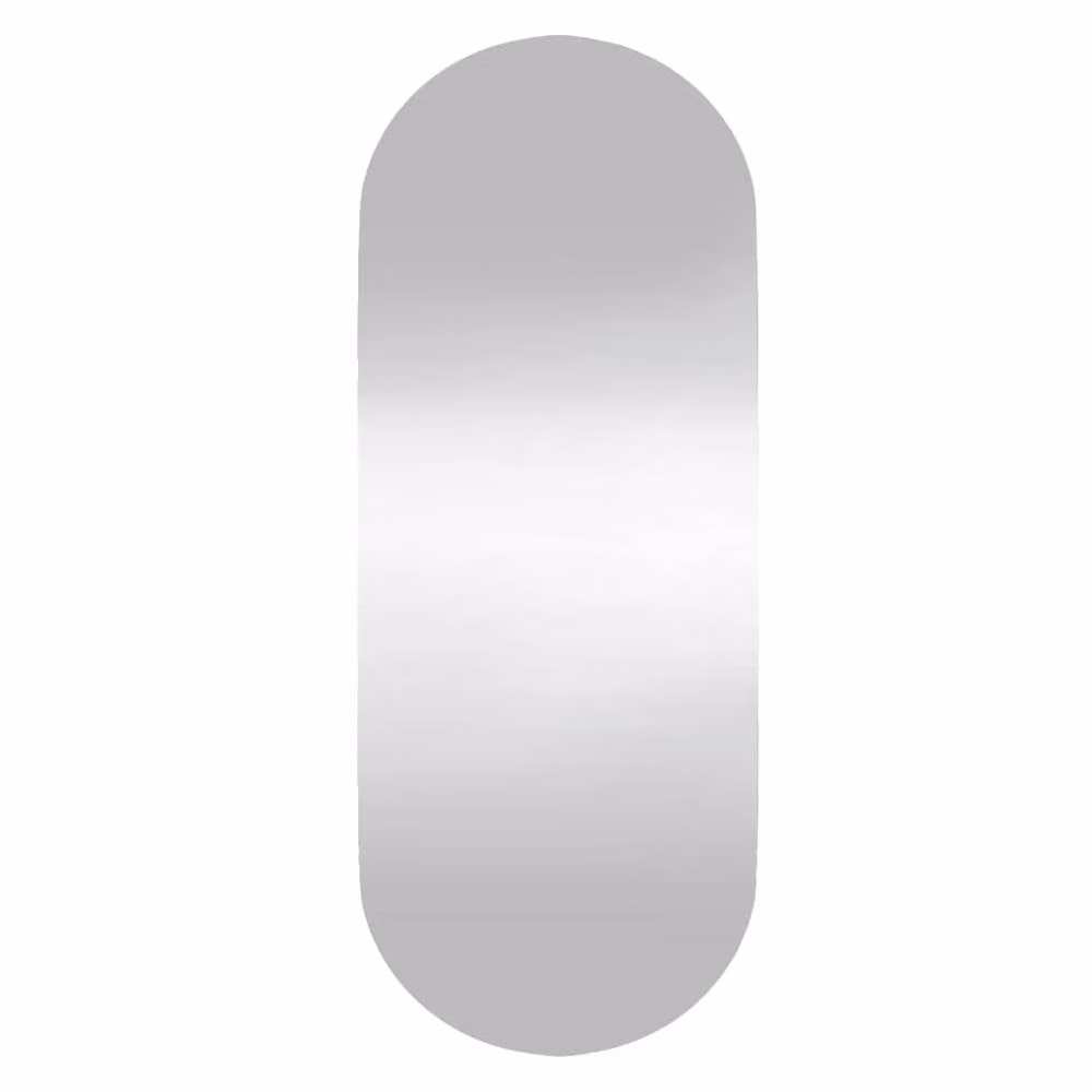 Berkfield Home Classic Oval Glass Wall Mirror in Silver, W: 50 cm, H: 20 cm – 2