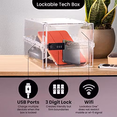 Lockabox One Premium Lockable Medicine Box, 10L, Transparent, W/D/H: 31 x 21 x 17 cm – 5