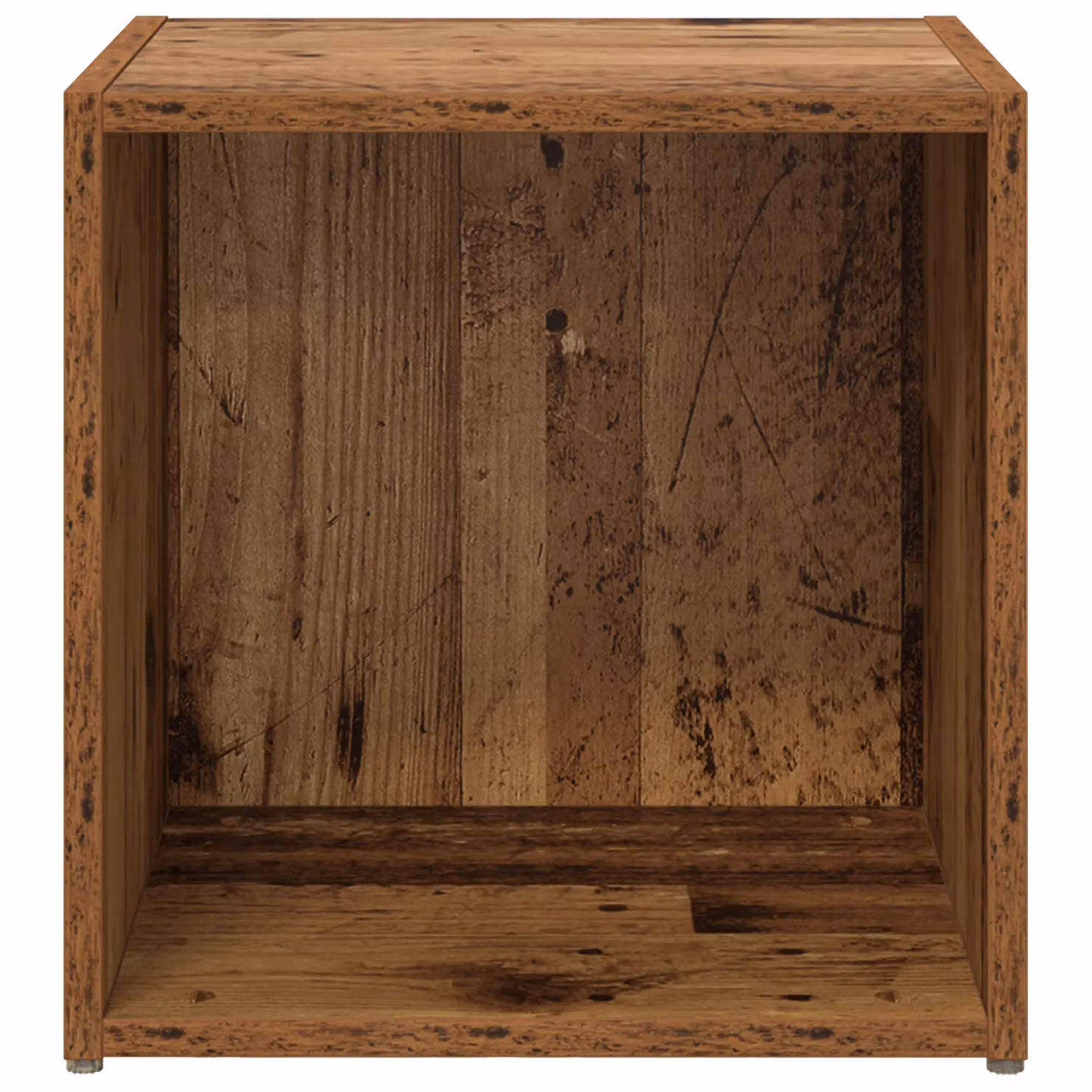Berkfield Home Set of 4 Rustic TV Cabinets in Brown Engineered Wood, W/D/H: 37 x 35 x 37 cm – 3