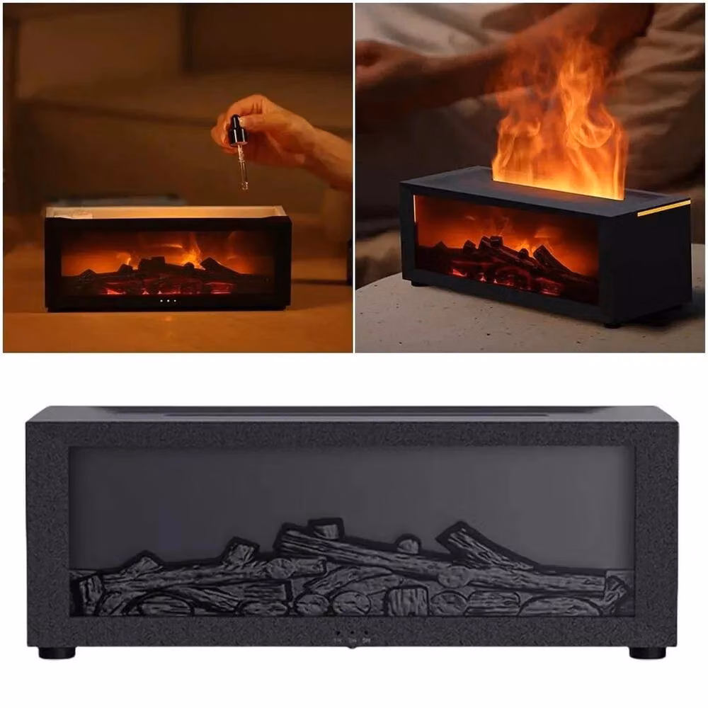 SPETLEK Flame Electric Essential Oil Diffuser in Black – 2