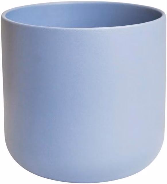 Lemon Pavilion Furniture and Decor Lisbon Ceramic Planter, Blue, W: 26 cm, D: 26 cm, H: 26 cm – 1