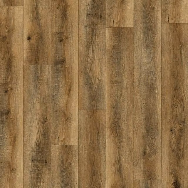 Estyle Visions Wood Look SPC Click LVT Flooring Plank in Brown