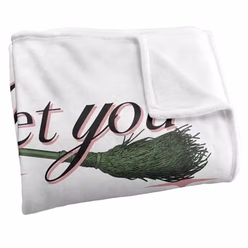 LOGOVISION The Wizard Of Oz I'll Get You My Pretty Super Soft Silky Touch Fleece Throw Blanket, Multicolour, W: 152 cm, D: 127 cm – 2